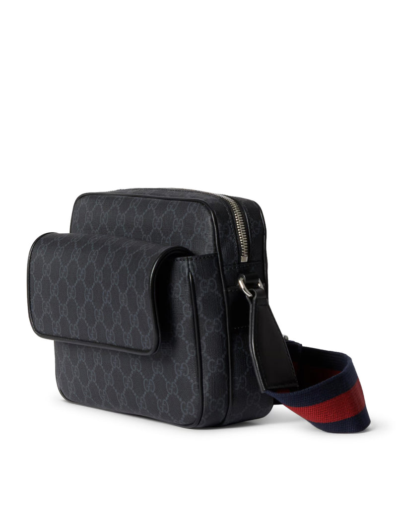 SMALL BLACK GG SHOULDER BAG