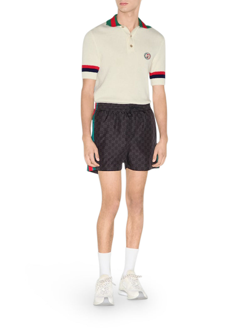 GG PRINT NYLON SWIMSUIT