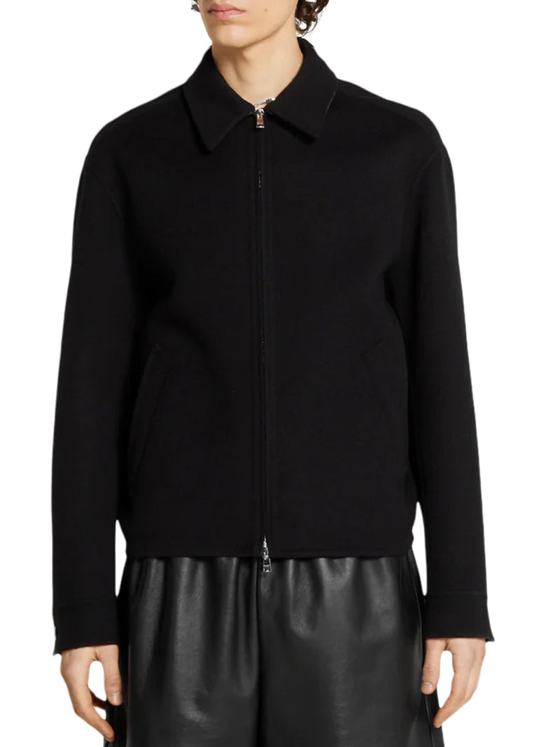 WOOL JACKET WITH ZIP