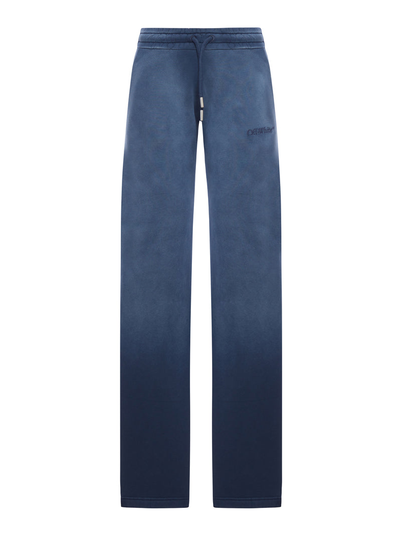 COTTON SWEATPANTS WITH A DEGRADED EFFECT