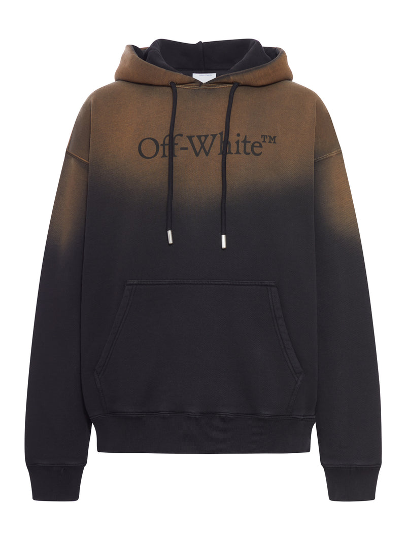 HOODIE IN COTTON WITH DEGRADED EFFECT