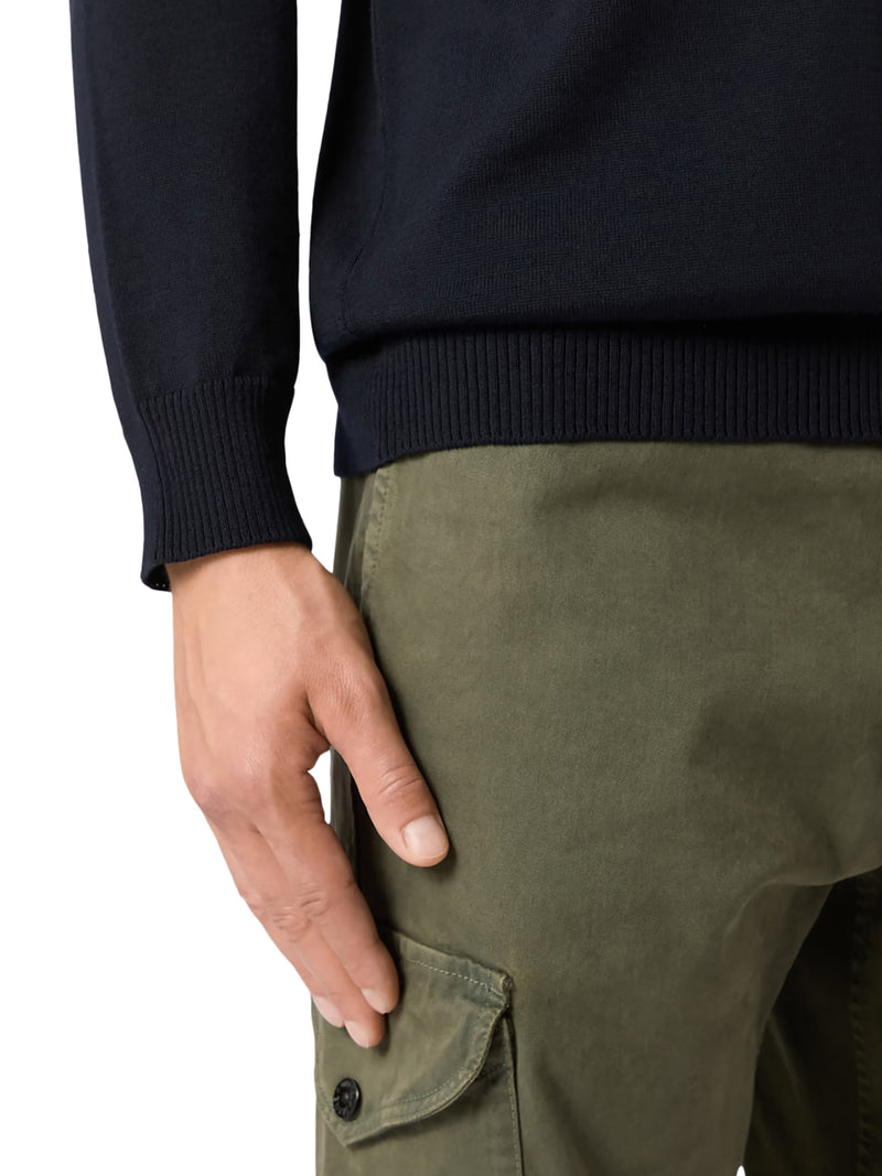 COMPASS LOGO TURTLENECK SWEATER