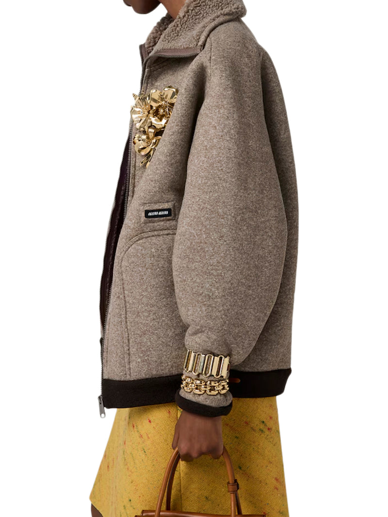 FLEECE BLOSSOM WITH ZIP