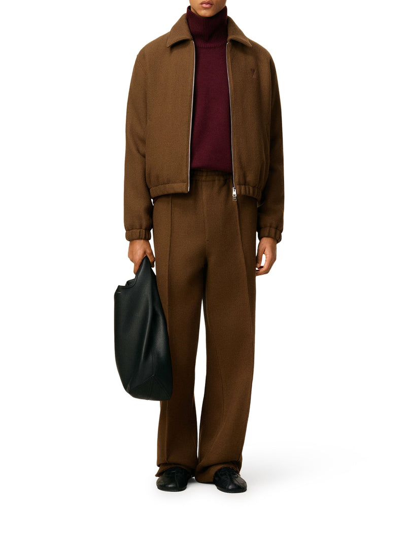 AMI DE COEUR WOOL ZIP-UP JACKET