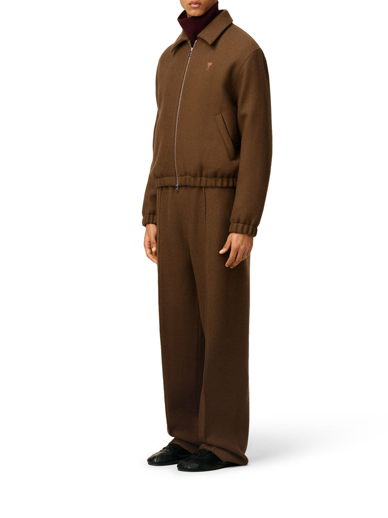 AMI DE COEUR WOOL ZIP-UP JACKET