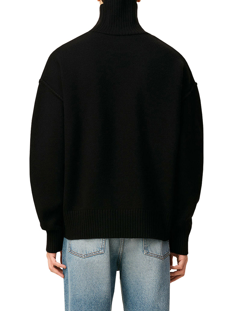 AMI DE COEUR WOOL HIGH NECK SWEATER