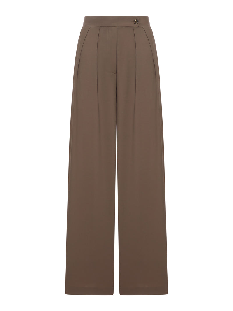 WIDE PLEATED TROUSERS