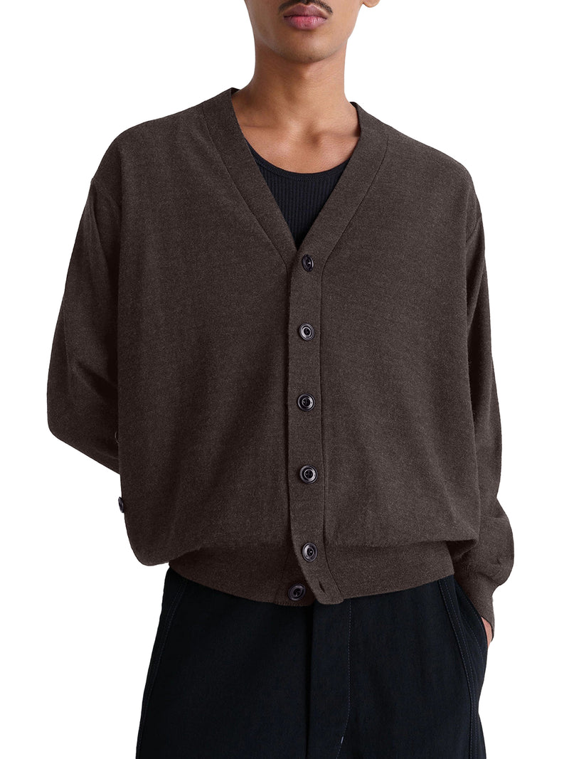 TWISTED WOOL CARDIGAN