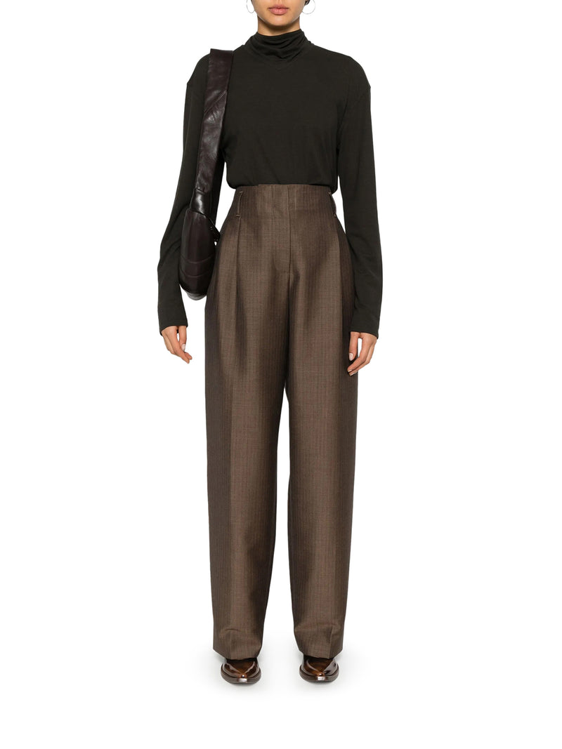 LONG SLEEVED TOP WITH SCARF DETAIL