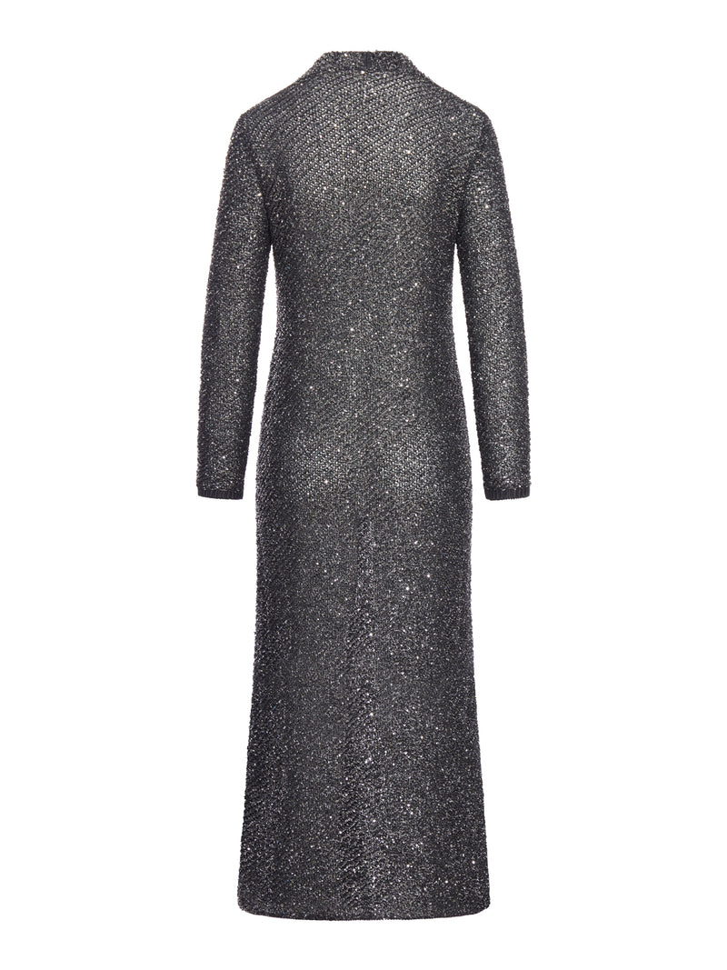 LONG KNITTED CARDIGAN