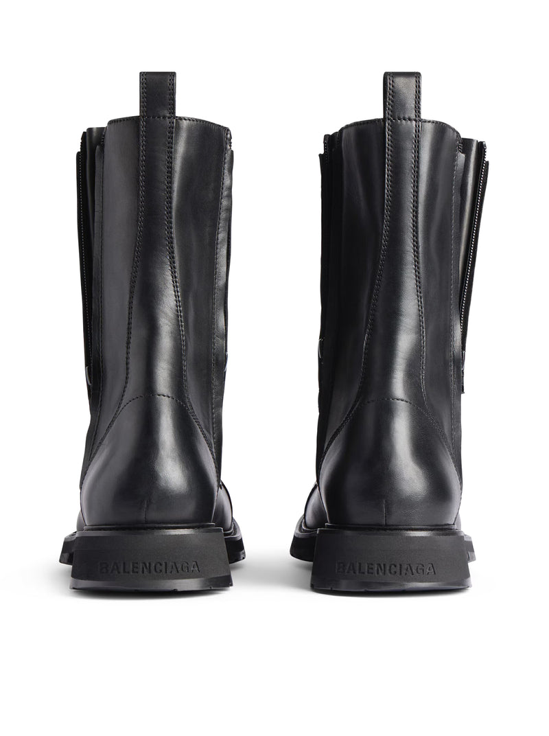 LACE-UP BOOT IN SOFT CALF LEATHER