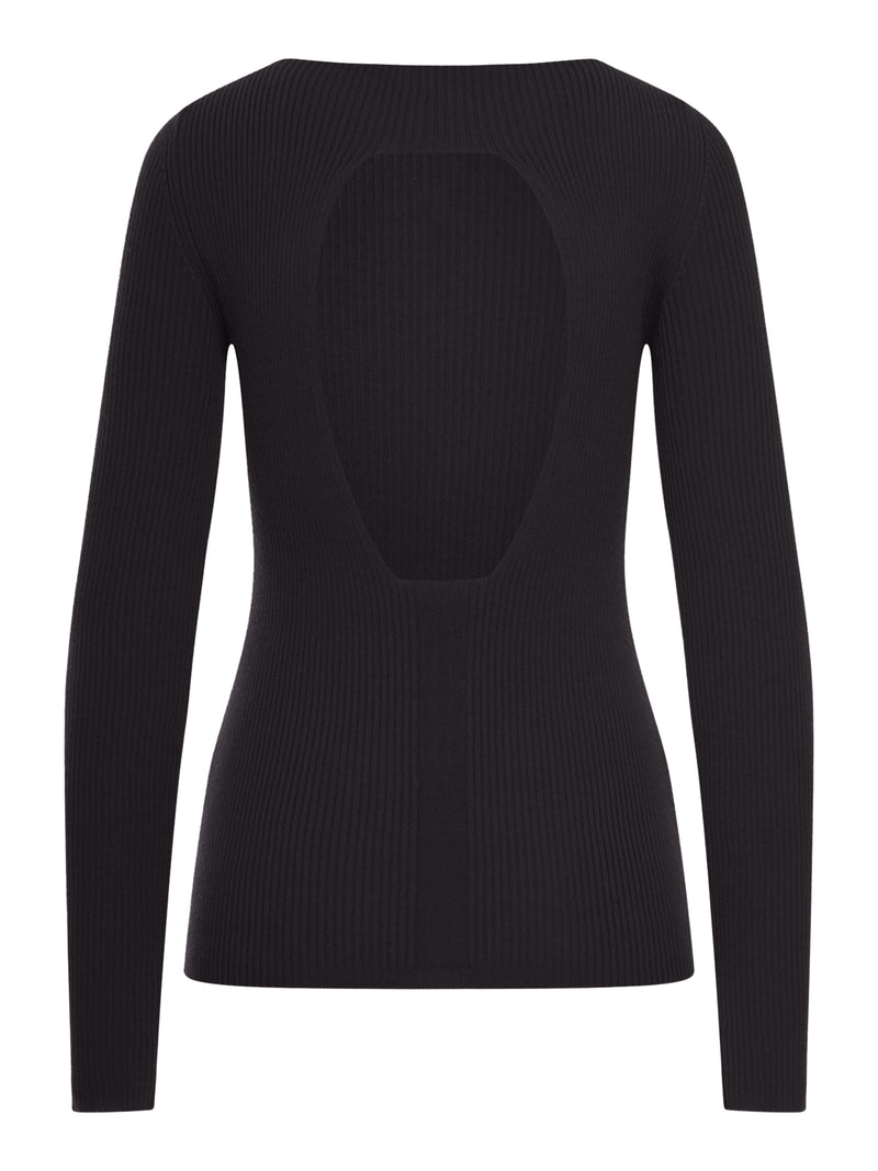 STRAIGHT NECK SWEATER