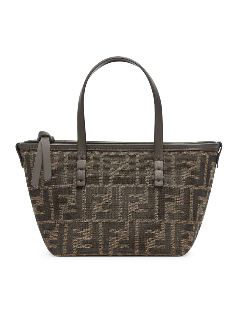 ROLL MINI IN JAQUARD FF BROWN