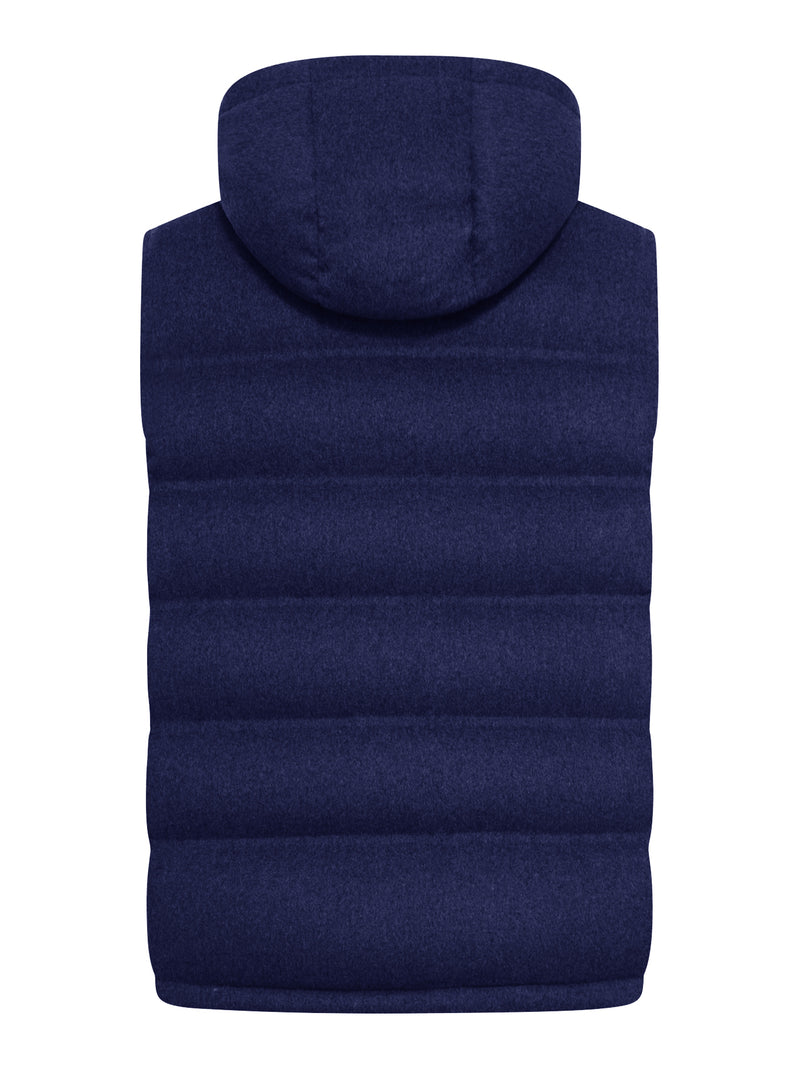 PADDED WOOL VEST