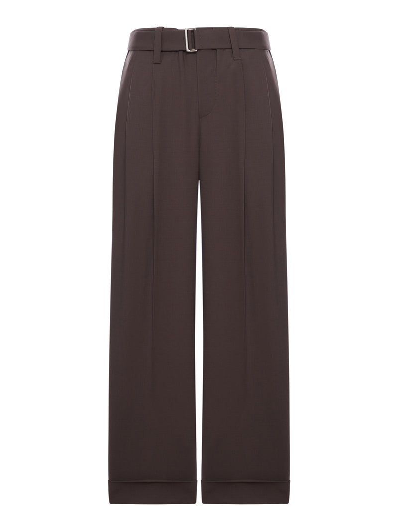 BAGGY TAILORED WOOL TROUSERS