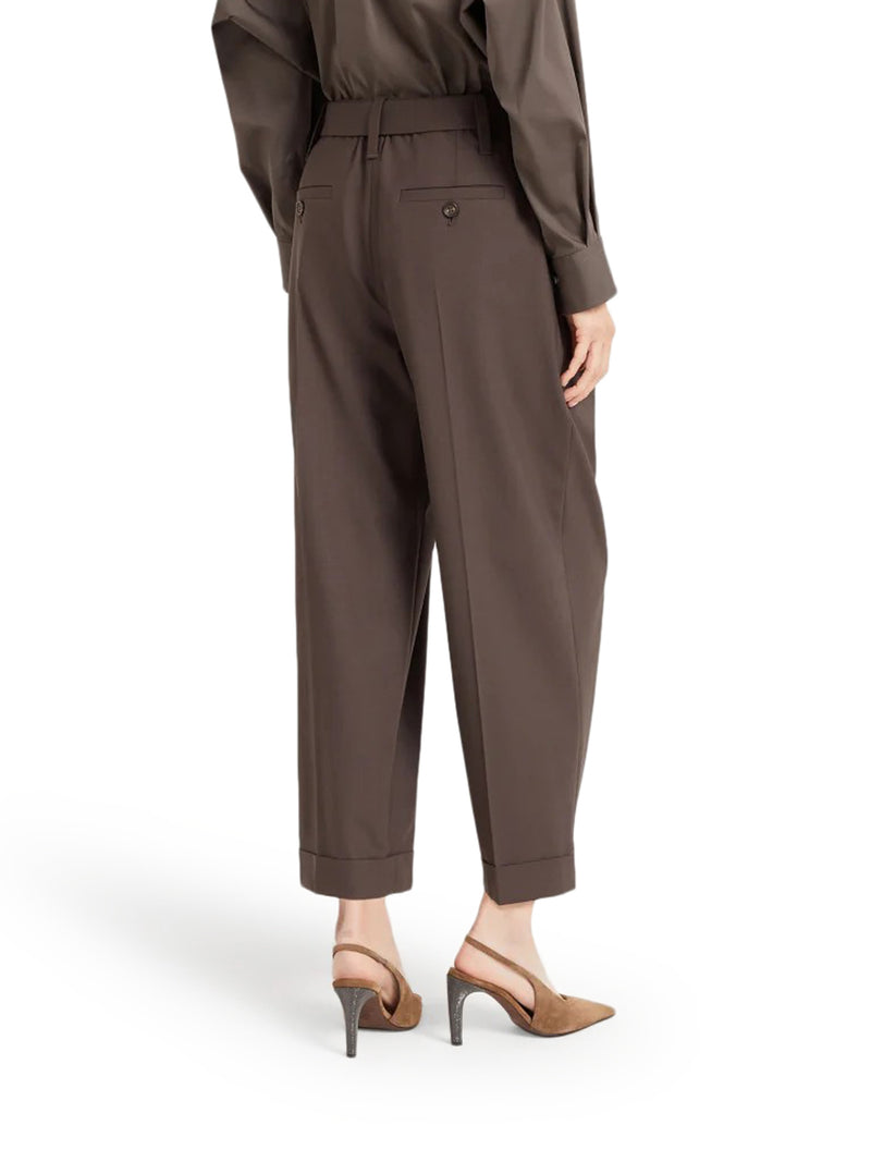 BAGGY TAILORED WOOL TROUSERS
