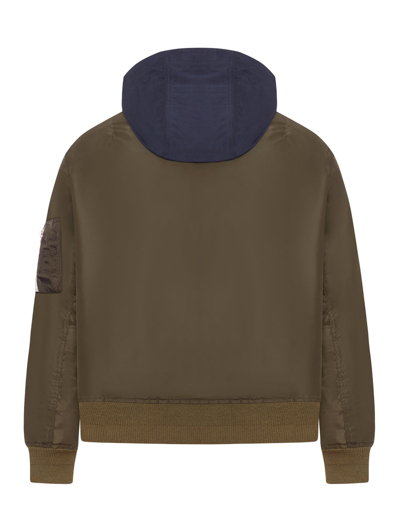 TECHNICAL TWILL BOMBER JACKET