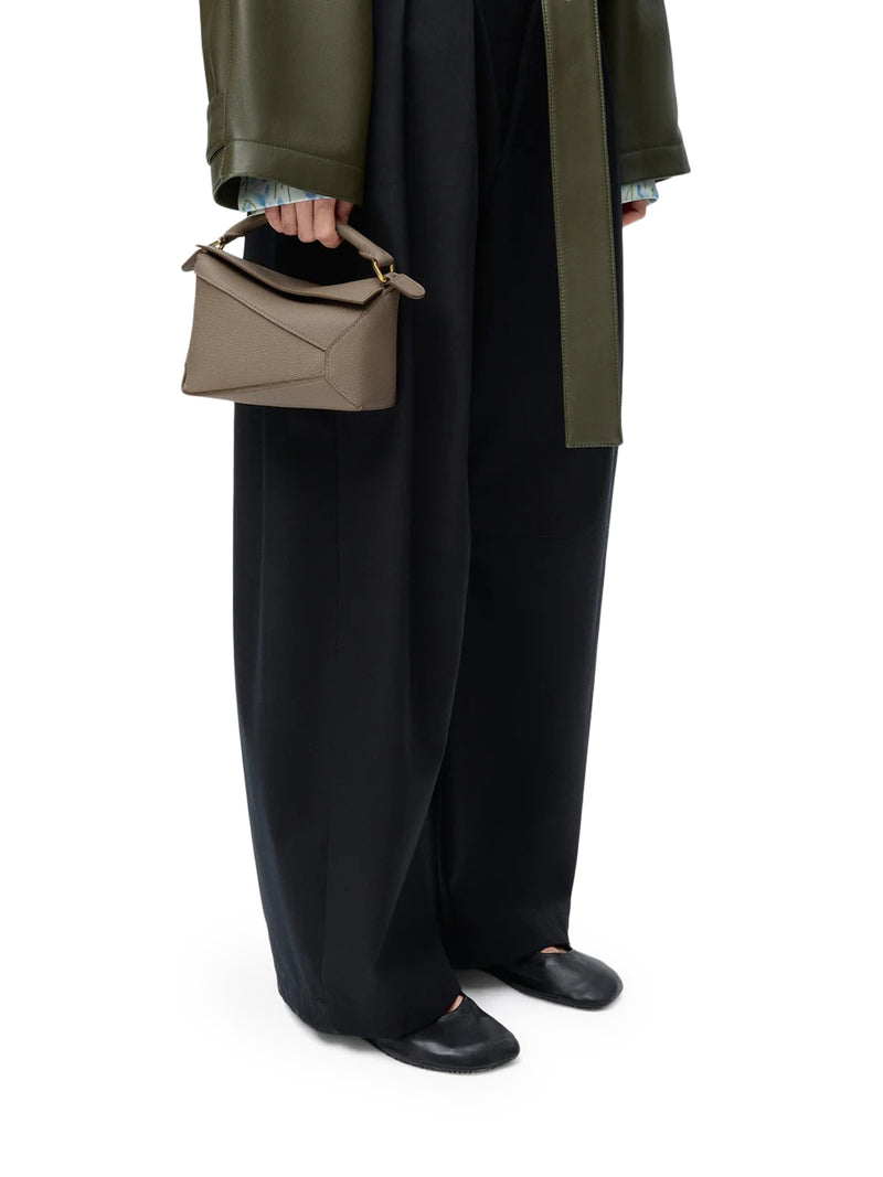 PUZZLE EDGE MINI BAG IN GRENADE LEATHER