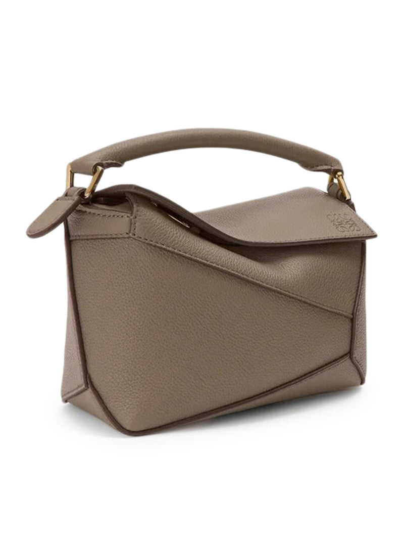 PUZZLE EDGE MINI BAG IN GRENADE LEATHER