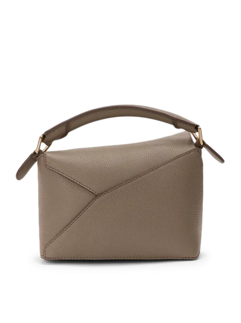 PUZZLE EDGE MINI BAG IN GRENADE LEATHER