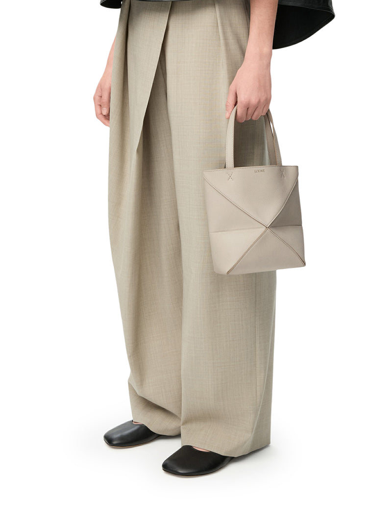 MINI PUZZLE FOLD LEATHER BAG