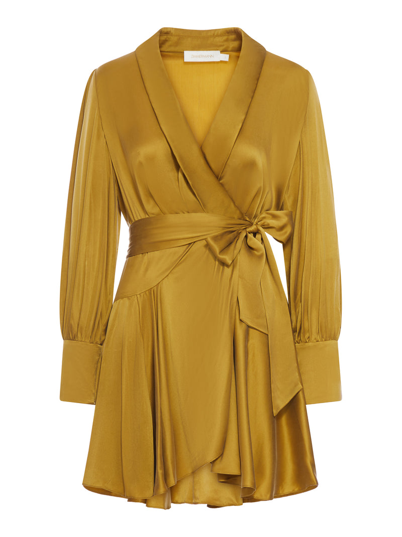 SILK WRAP DRESS