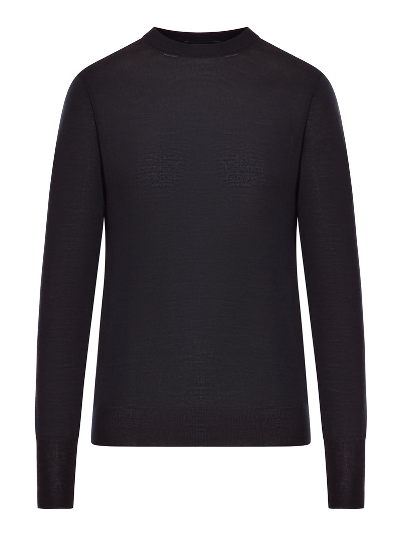 CREW NECK WOOL SWEATER