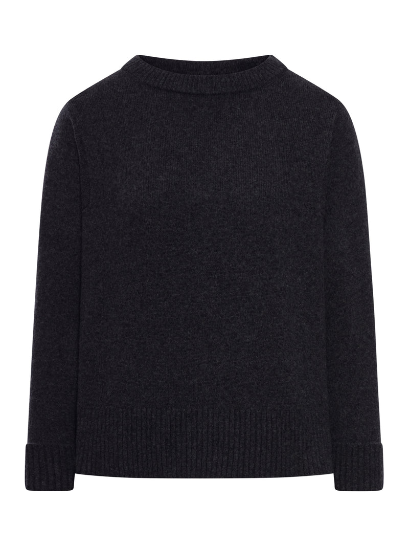 CREW NECK SWEATER IN WOOL BLEND