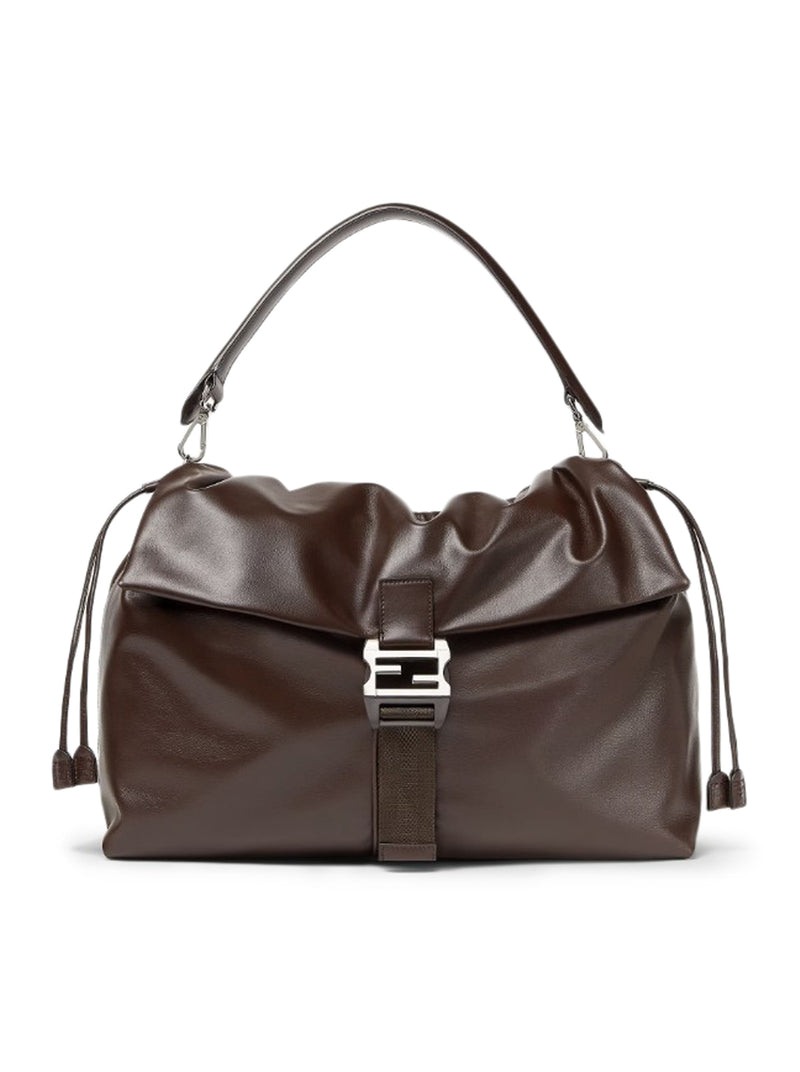 FLUX MAXI MESSENGER LEATHER BAG