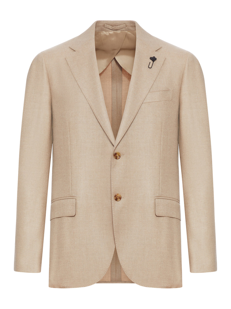 UNLINED SINGLE-BREASTED TAILORED JACKET