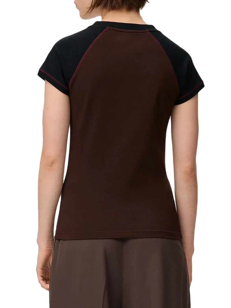 SLIM FIT T-SHIRT IN COTTON BLEND