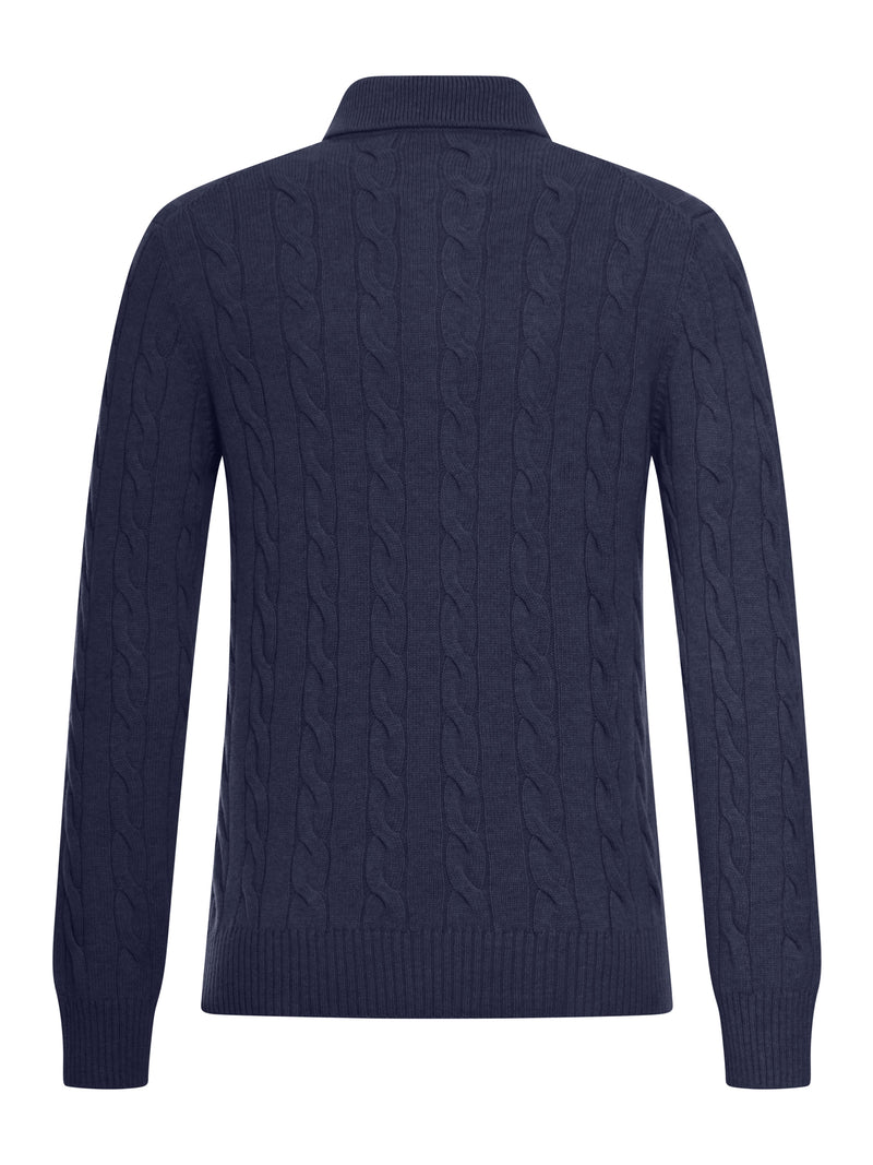 POLO SHIRT WITH WOVEN PATTERN