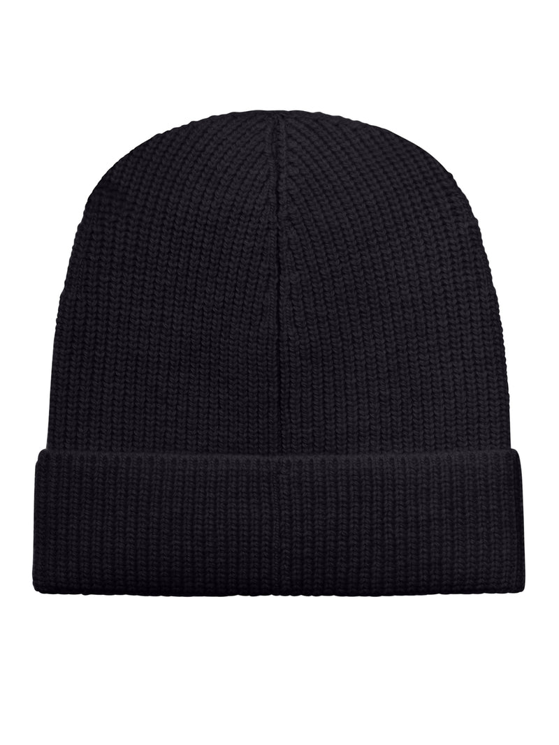 KNITTED HAT WITH LOGO