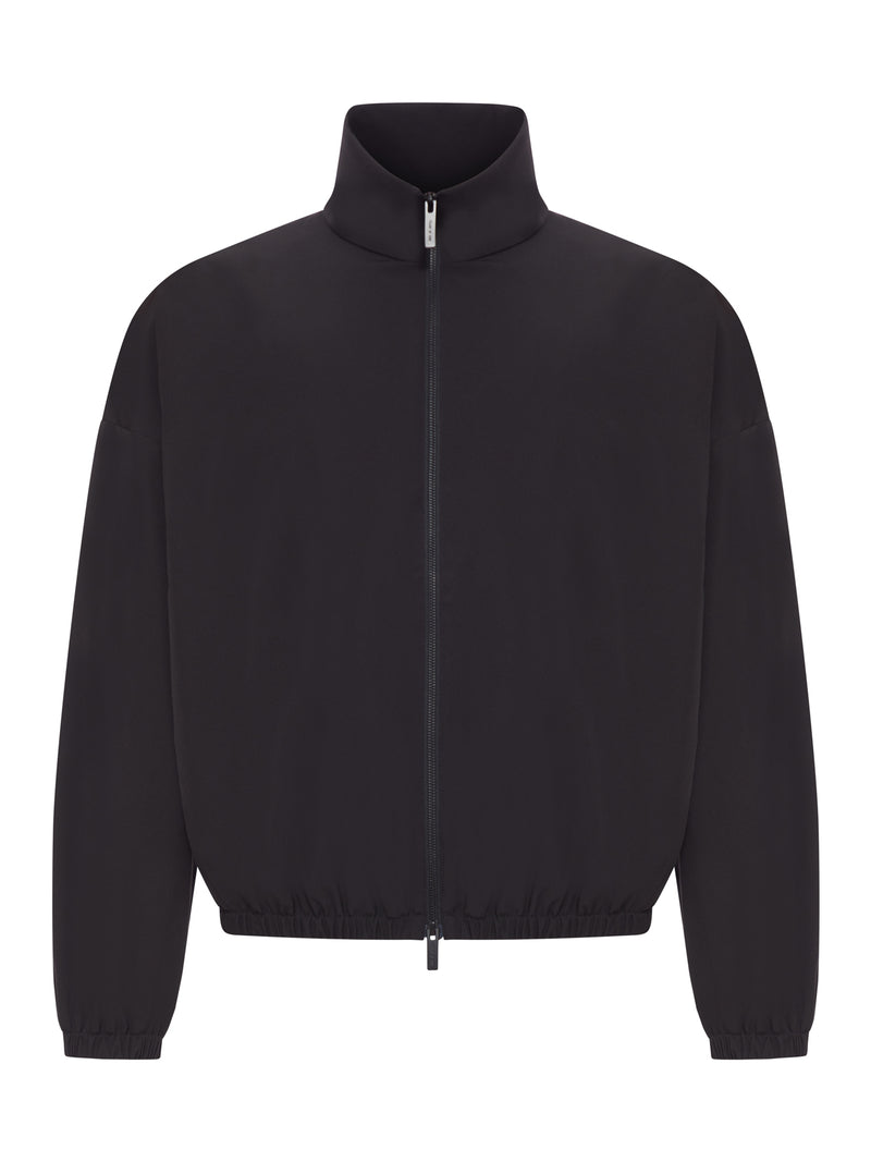 NYLON ZIP-UP SWEATSHIRT