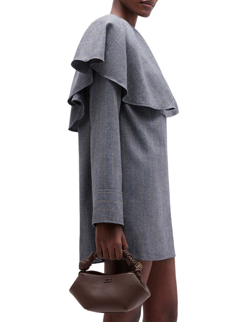 MINI BOU BAG IN GARNET BROWN