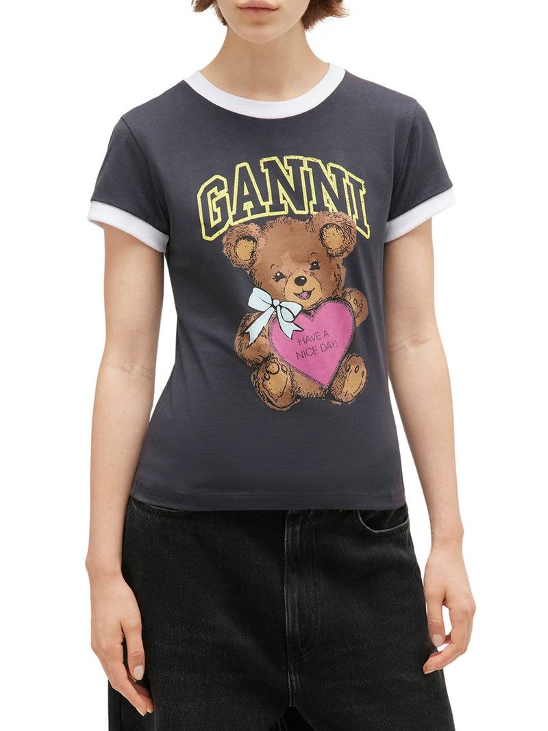 COTTON T-SHIRT WITH PRINT