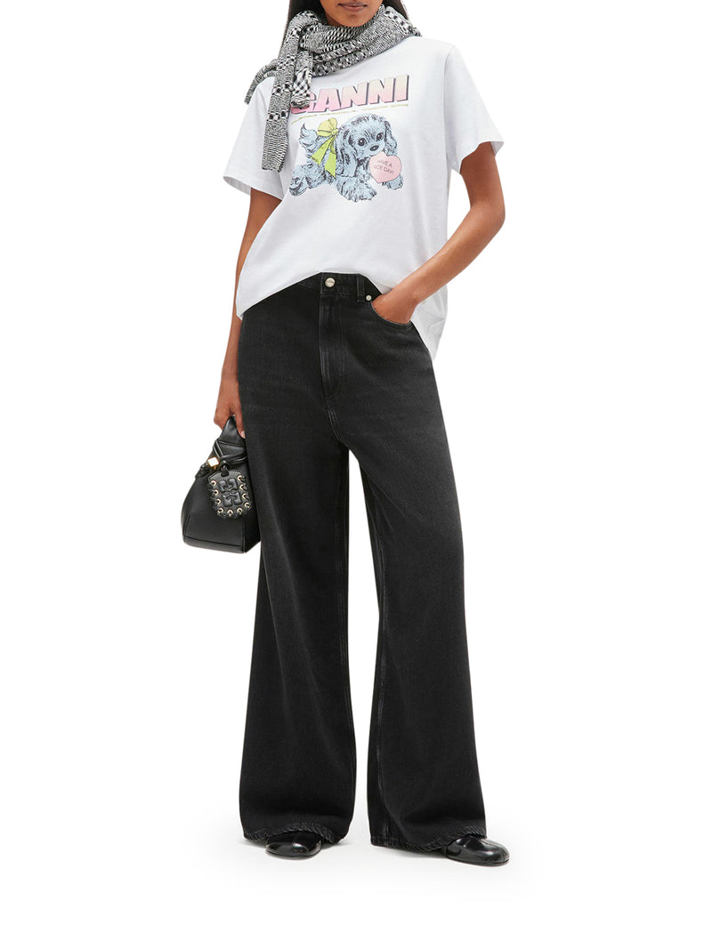 COTTON T-SHIRT WITH PRINT