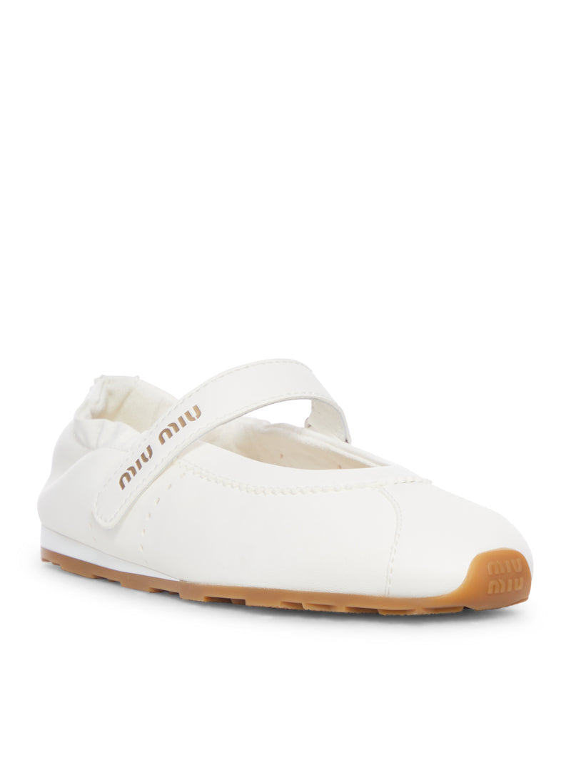 PLUME BALLET FLATS IN NAPPA