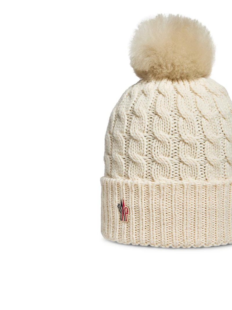 WOOL HAT WITH POM POM