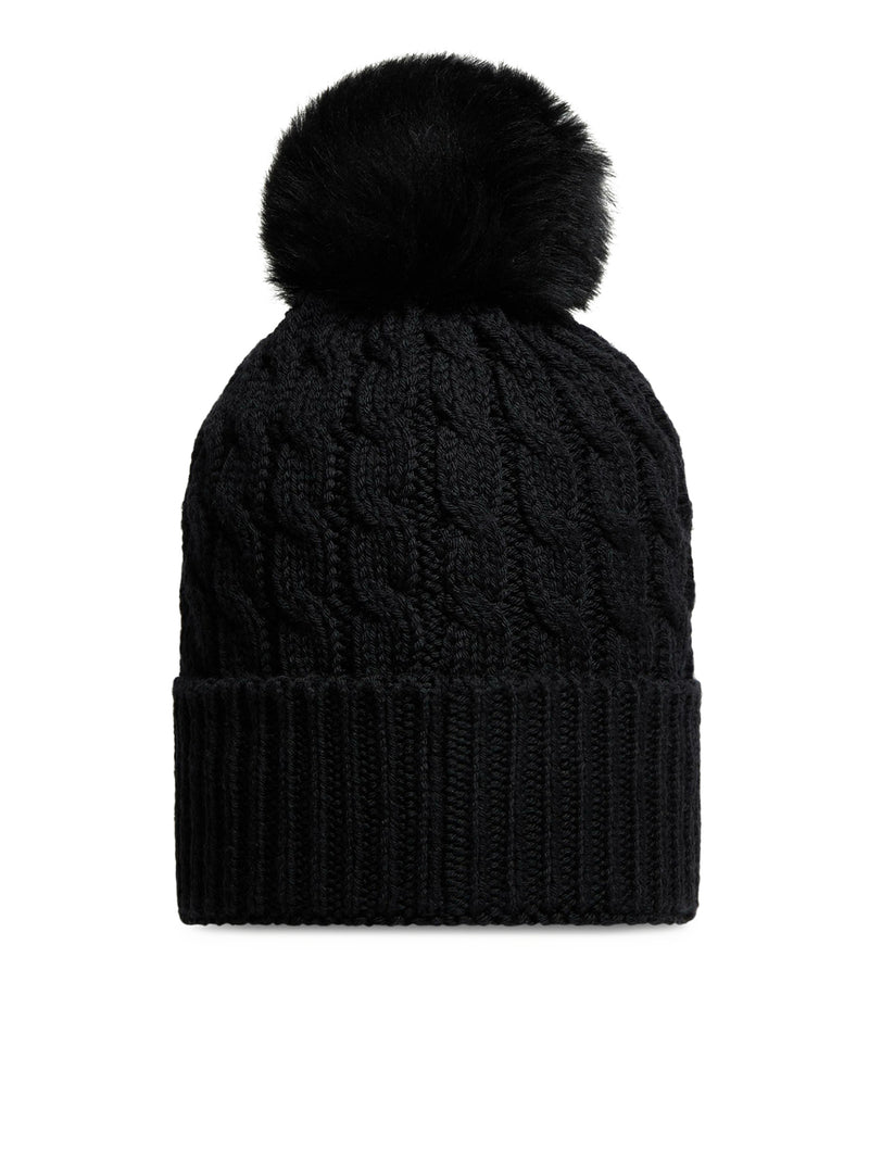 WOOL HAT WITH POM POM