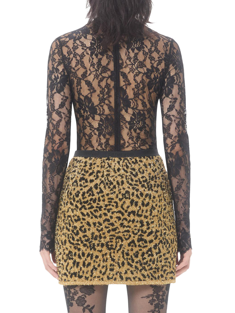 FLORAL LACE BODYSUIT