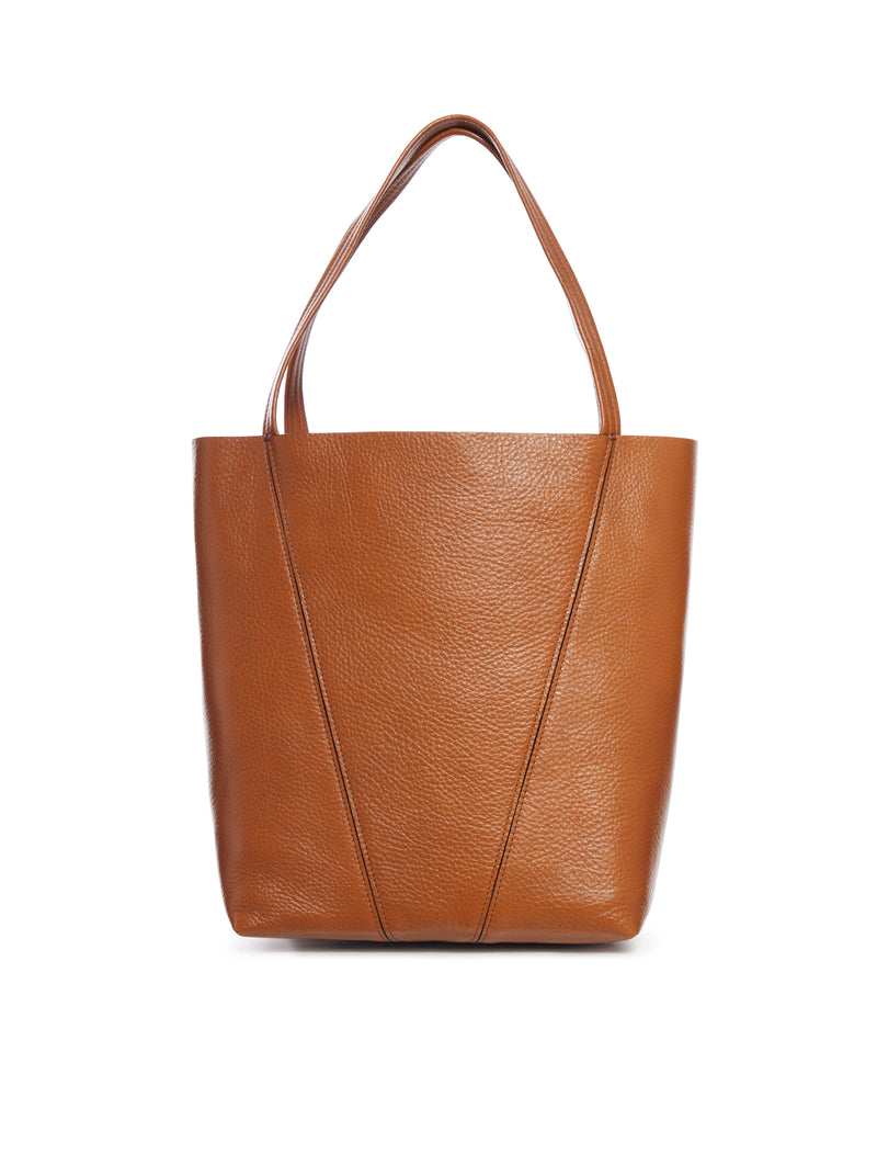 CHLOÉ SPIN SMALL TOTE BAG IN GRAINY LEATHER