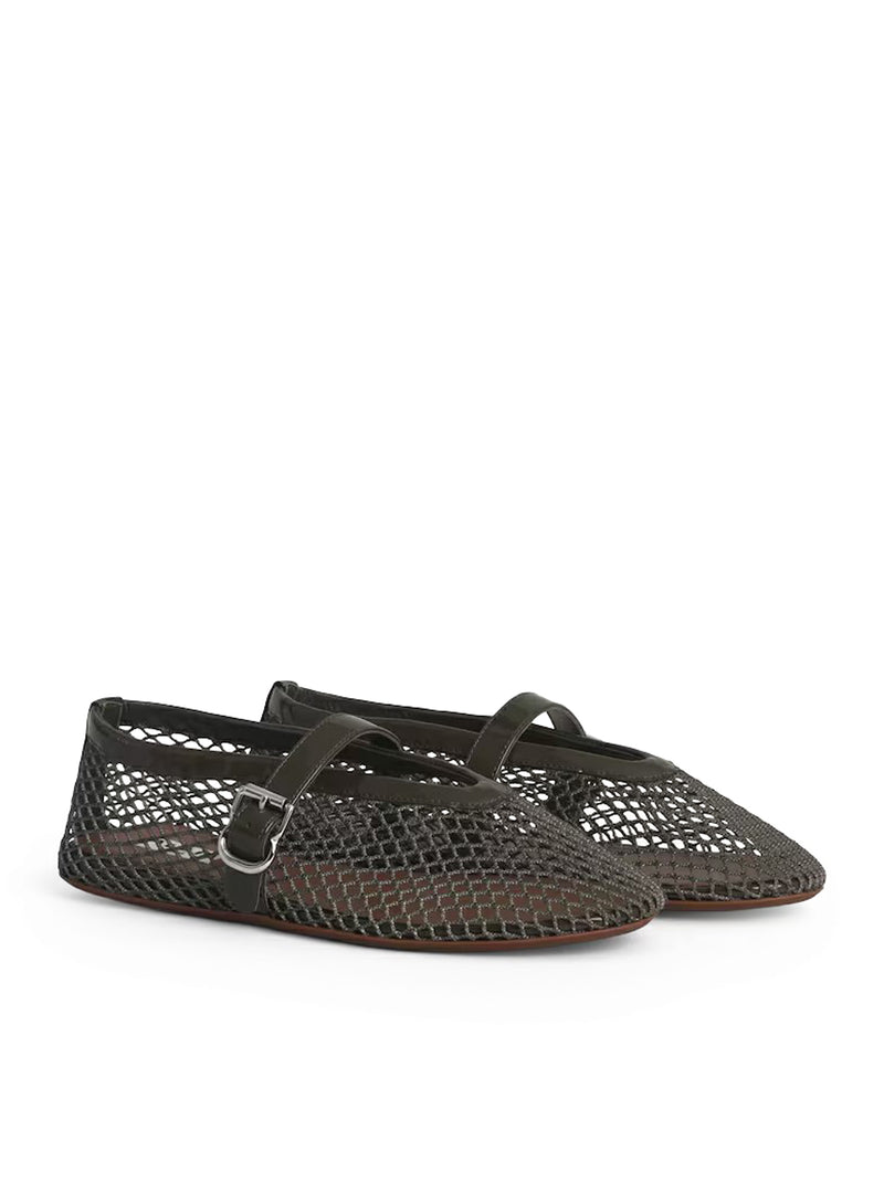FLAT MESH BALLERINAS