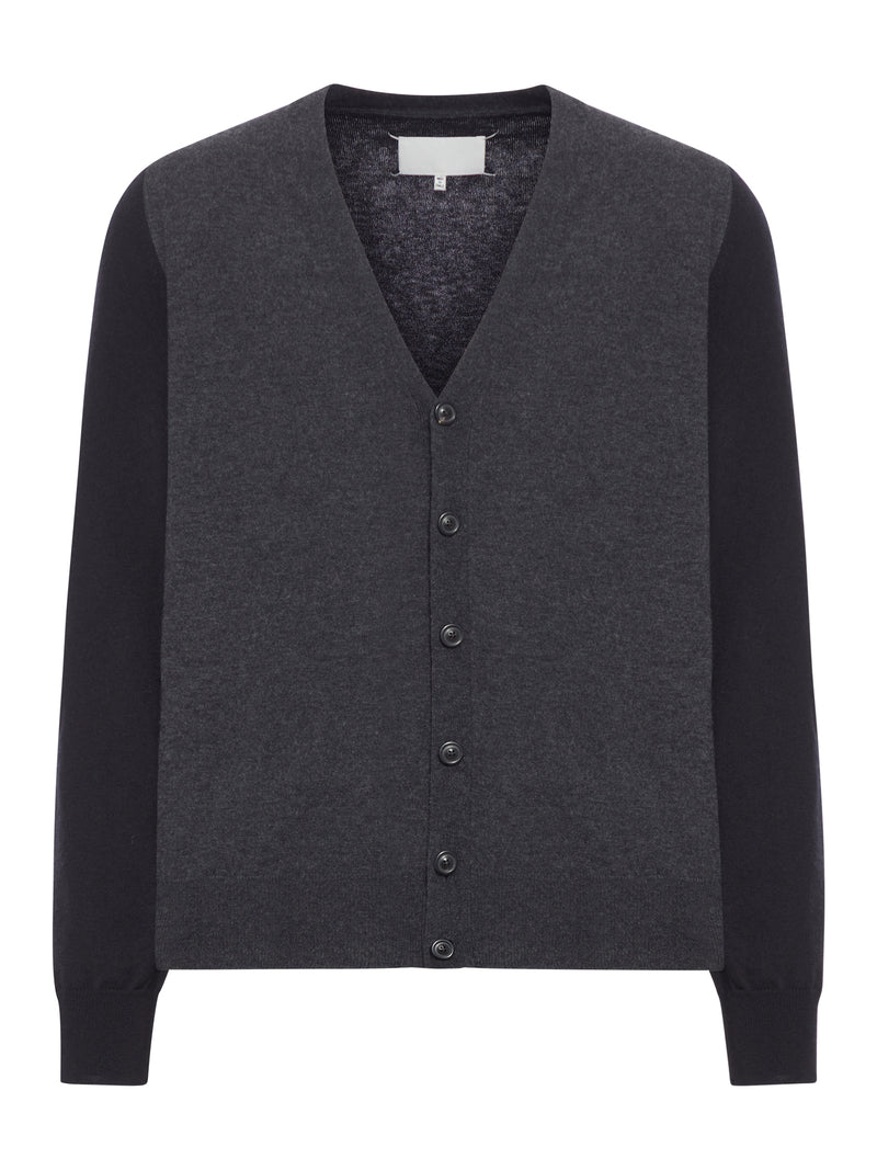 V-NECK WOOL CARDIGAN