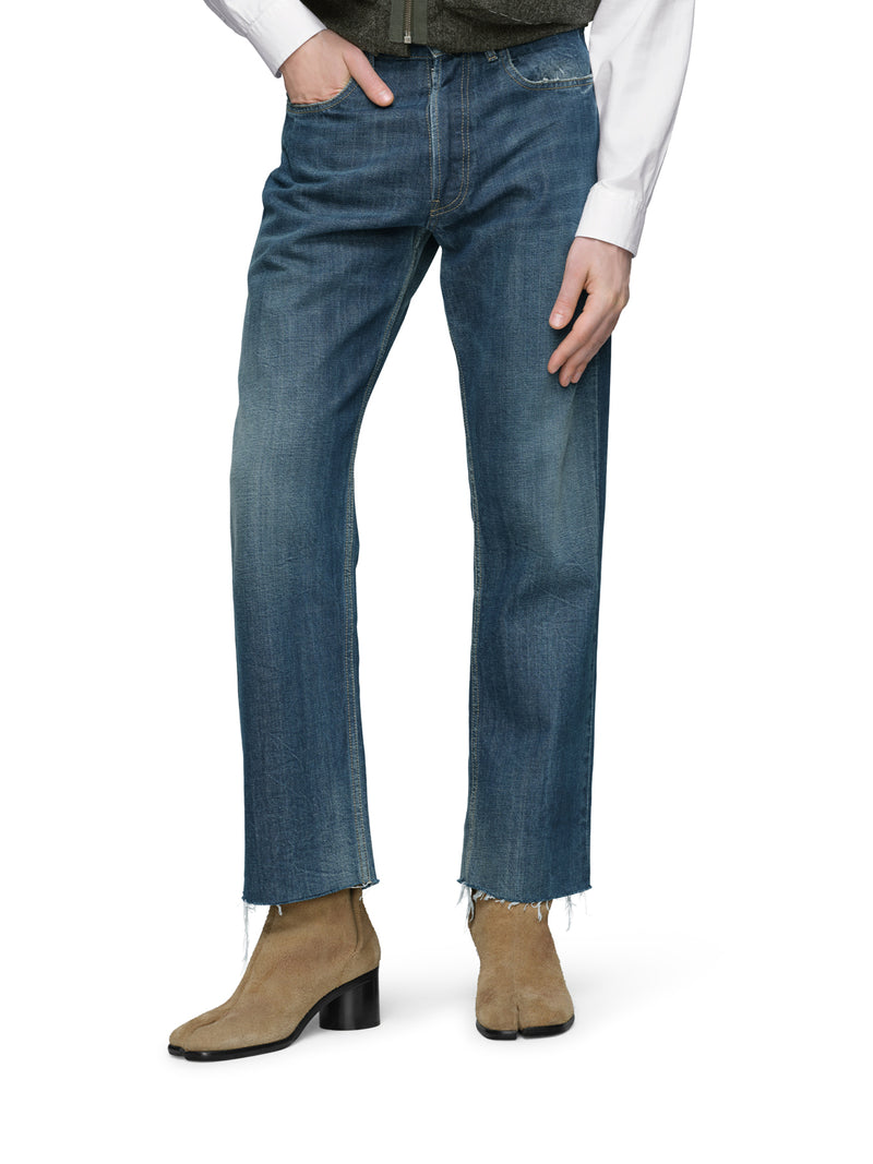STRAIGHT LEG DENIM JEANS