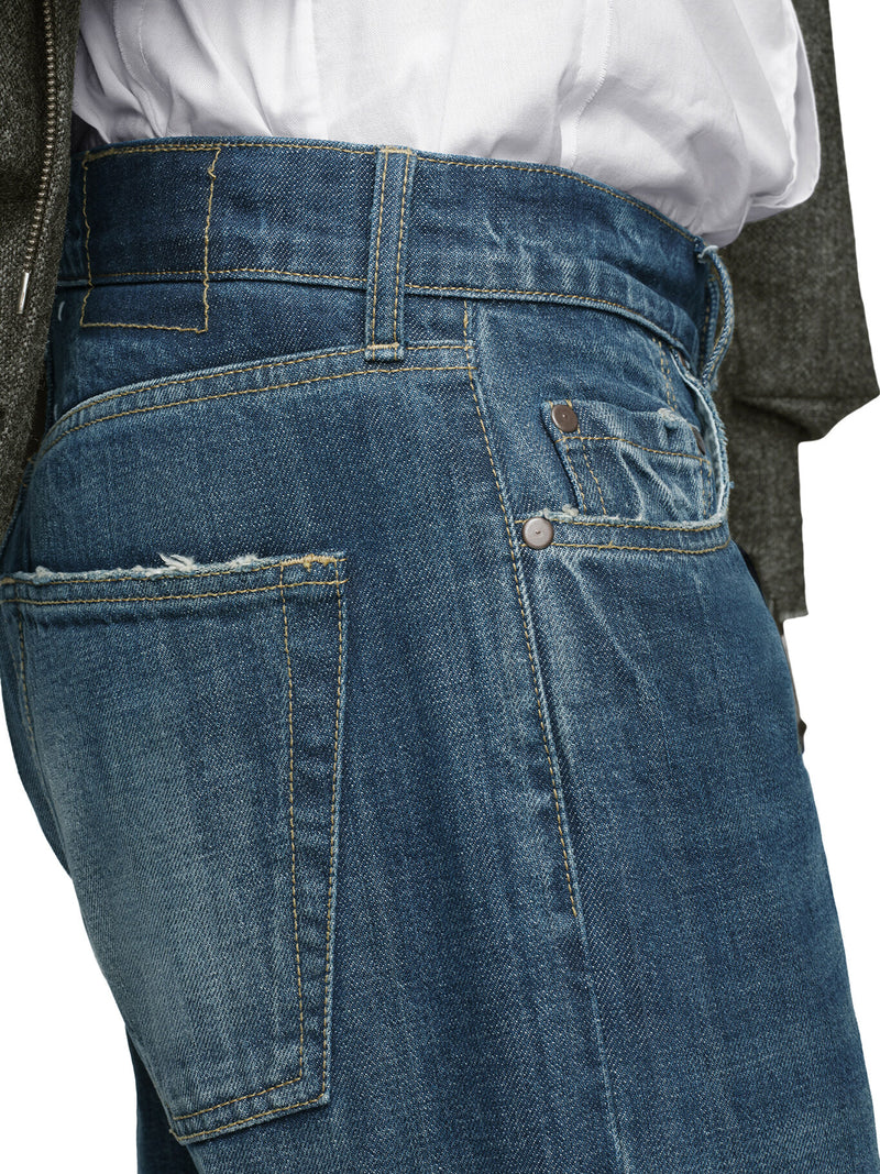 STRAIGHT LEG DENIM JEANS