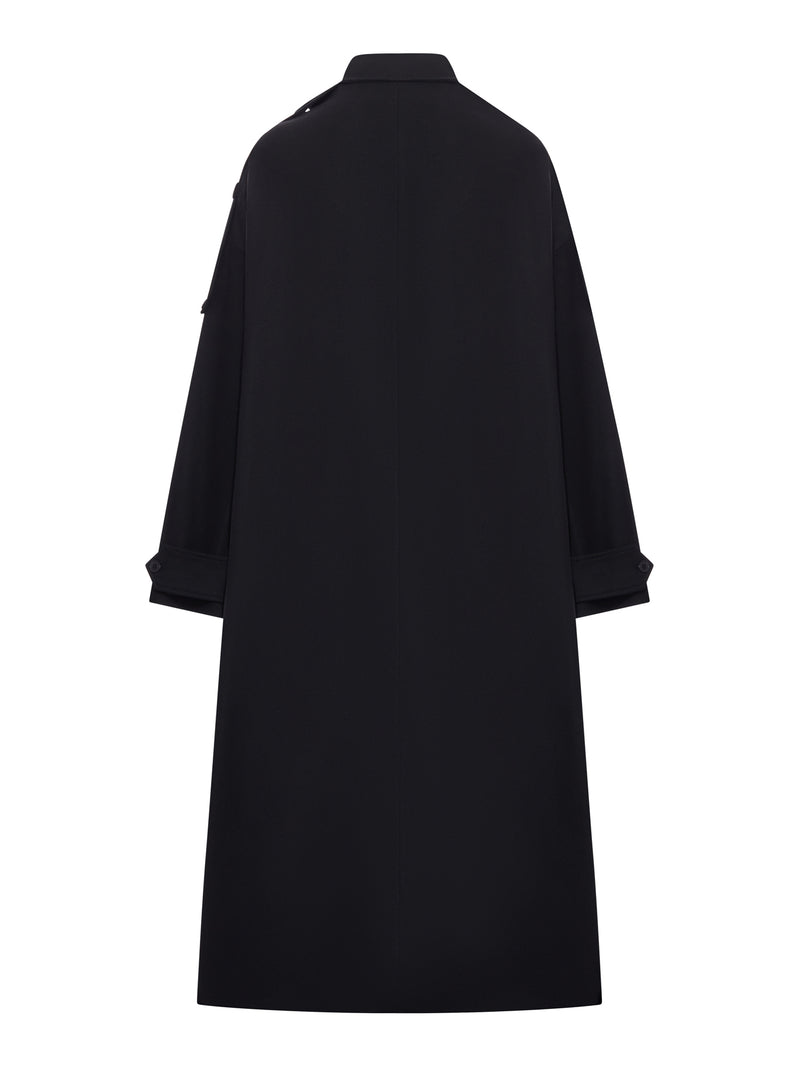 ASYMMETRIC OVERSIZED TRENCH COAT