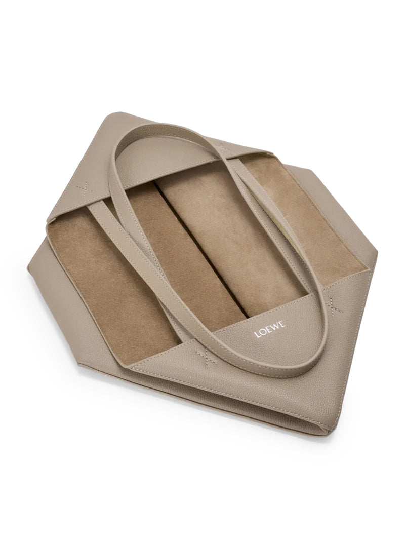 MEDIUM PUZZLE FOLD HORIZONTAL TOTE BAG IN GRAINED CALFSKIN