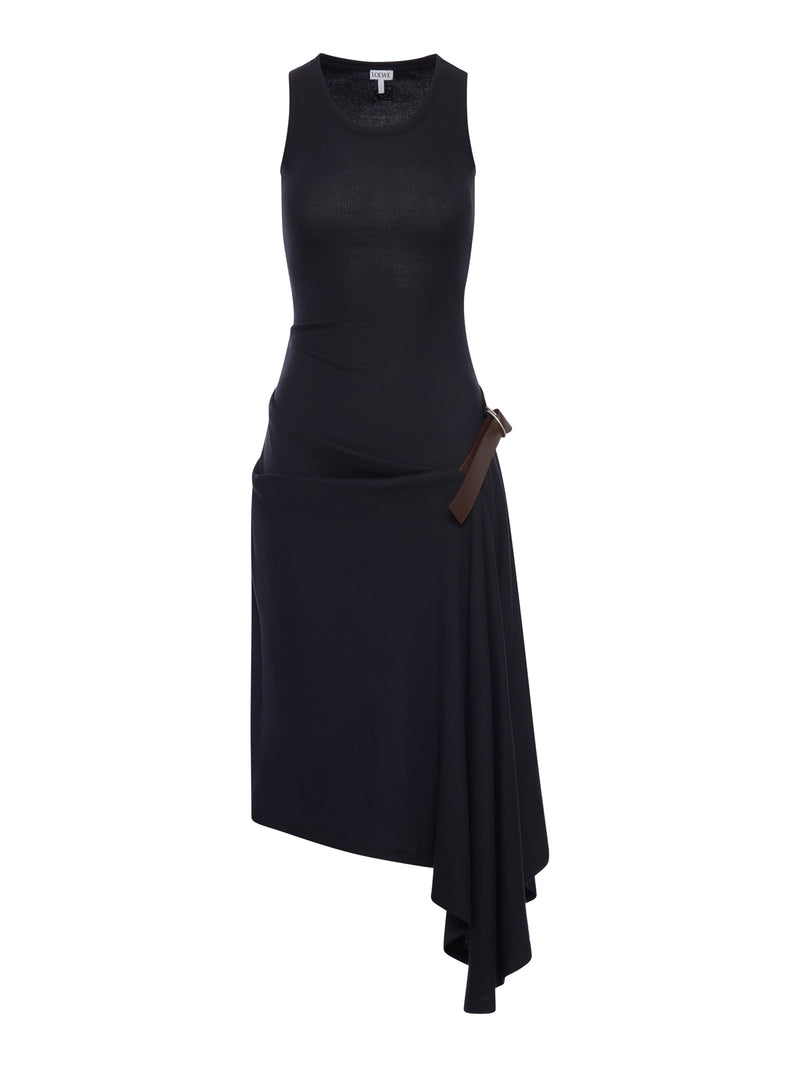 STRETCH COTTON TANK TOP DRESS