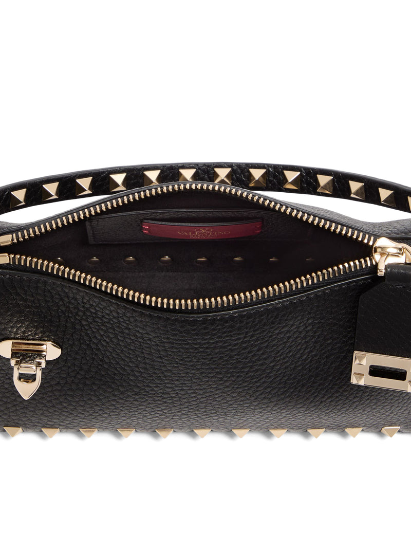 ROCKSTUD SMALL GARNET CALFSKIN CROSSBODY BAG